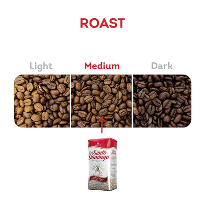 Café Santo Domingo Ground Coffee, Medium Roast, 16 Oz, Pack of 4 - from the Dominican Republic3