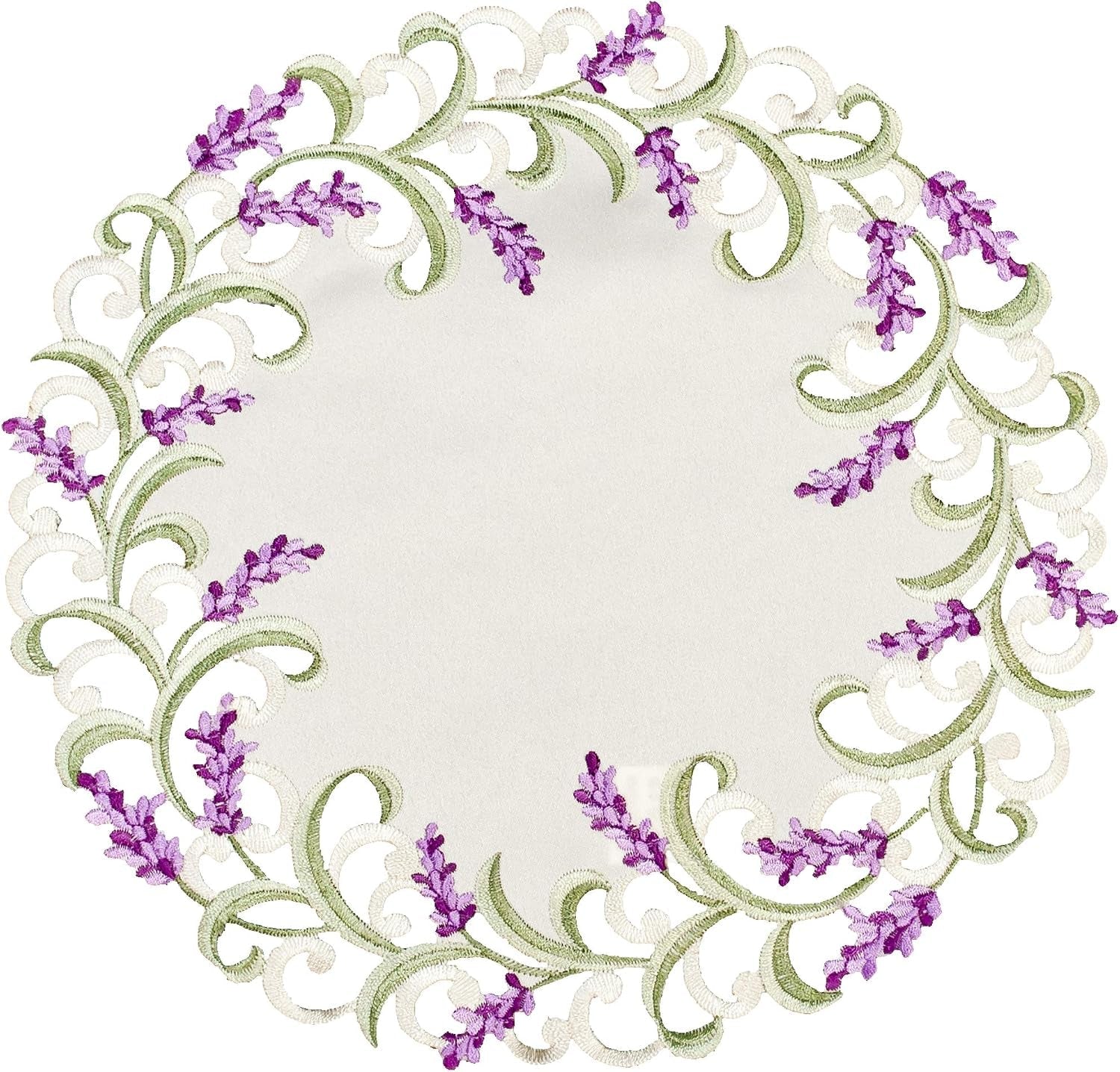 embroidered-purple-lavender-lilac-doily-placemat-on-ivory-15-inch-round