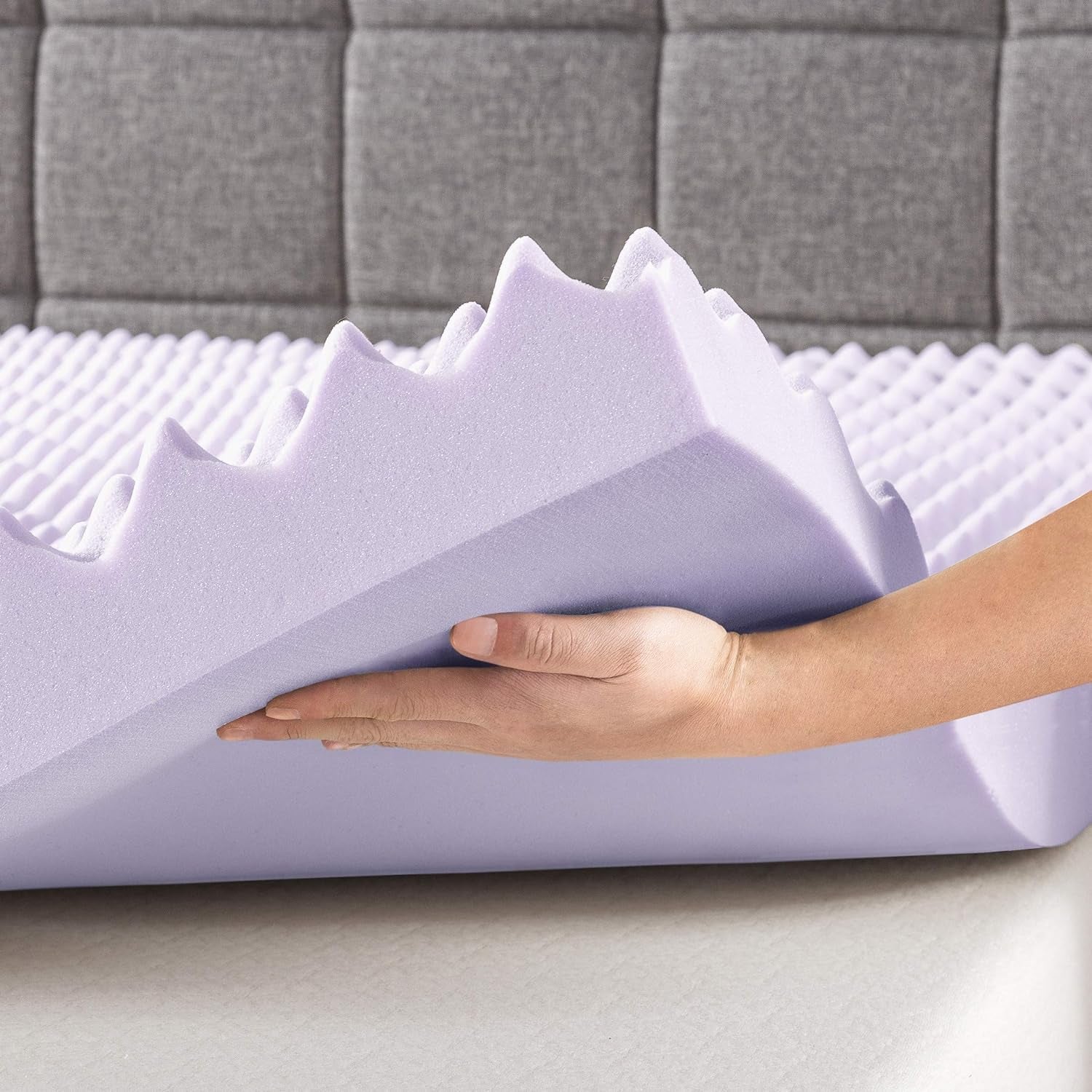 3-inch-egg-crate-memory-foam-mattress-topper-with-soothing-lavender-infusion-certipur-us-certified-dorm-essentials-twin