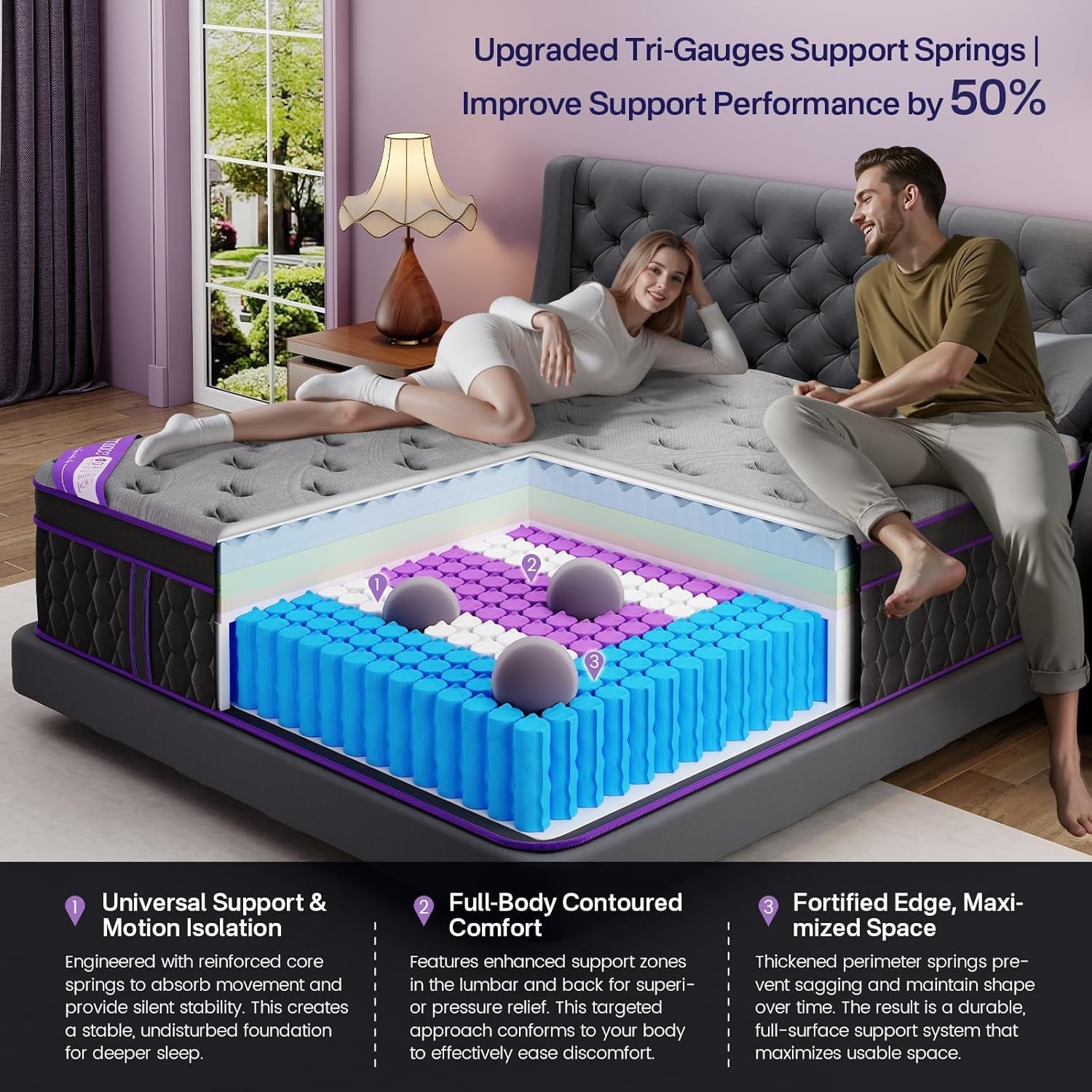 luxury-hotel-16-inch-firm-king-size-hybrid-mattress-in-a-box