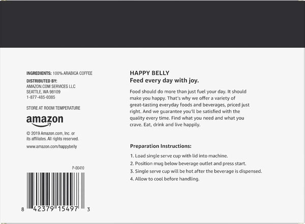 Amazon Brand -  Dark Roast Coffee Pods, Compatible with Keurig 2.0 K-Cup Brewers, 100 Count6