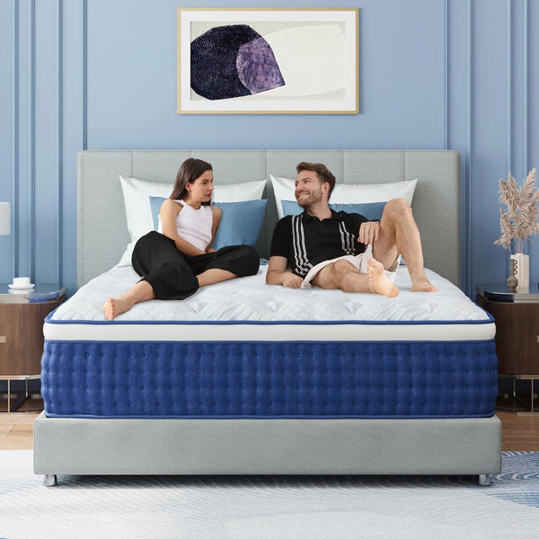 King-Size Hybrid Mattress 14 Inch King Mattress in a Box1