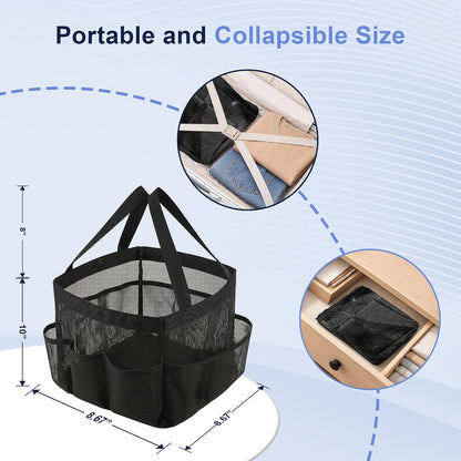 Mesh Shower Caddy Portable, Quick Dry Hanging Shower Tote Bag5
