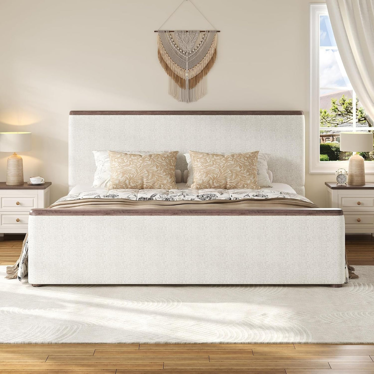 modern-queen-size-floor-upholstered-bed-with-high-headboard-white