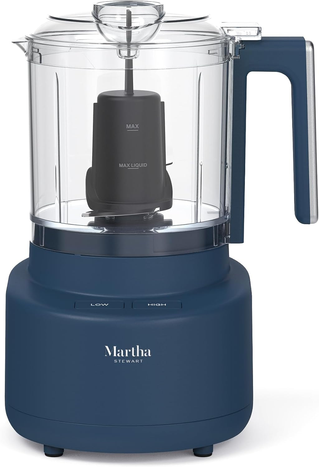 3-cup-electric-vegetable-chopper-mini-food-processor-navy-24oz-bpa-free-bowl-stainless-steel-blades-pour-spout-dice-puree-mince-chop-vegetables-herbs-dishwasher-safe-parts