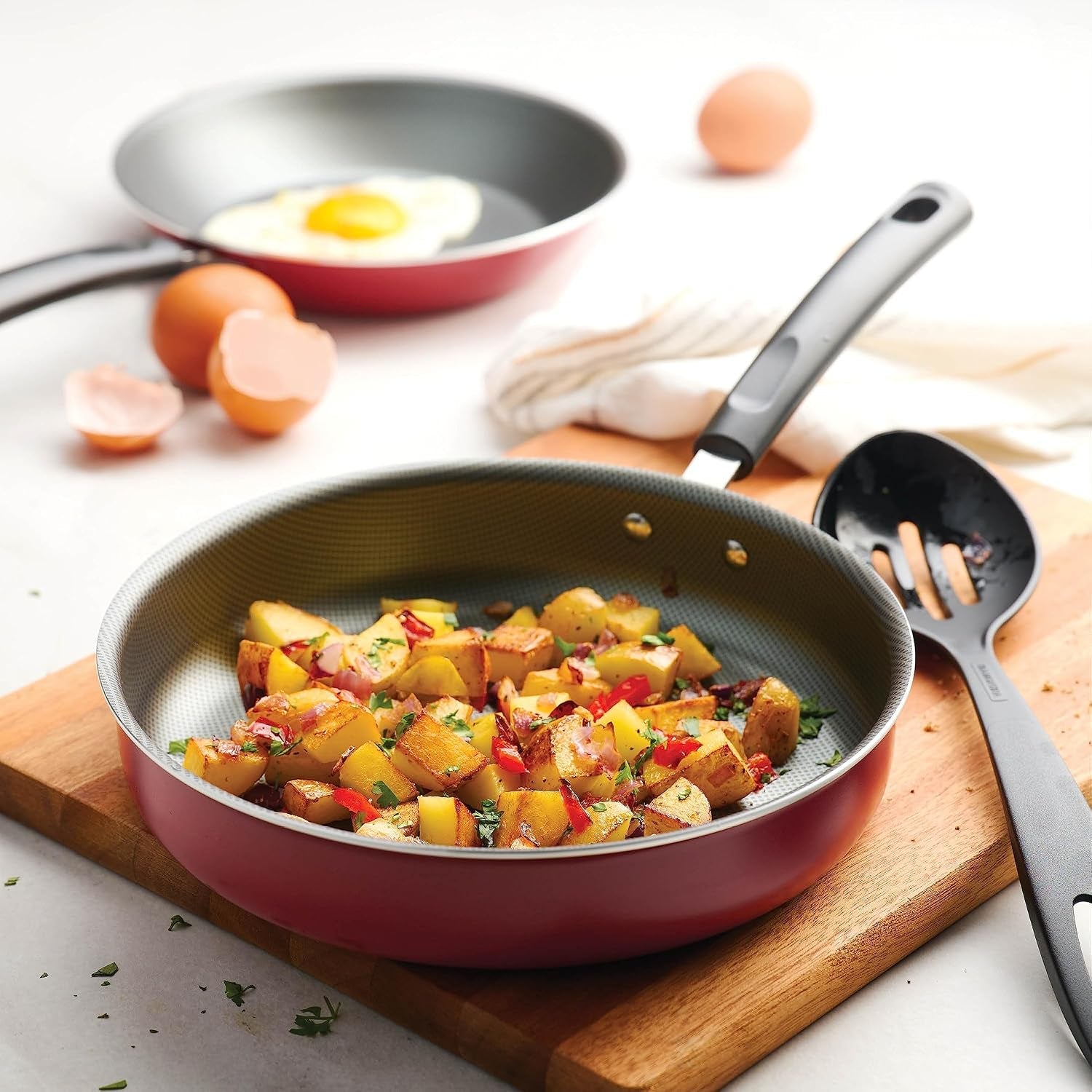 18-piece-nonstick-cookware-set-red-aluminum-construction-dishwasher-safe-compatible-with-gas-electric-ceramic-cooktops-includes-saute-pans-griddle-dutch-oven-cooking-utensils