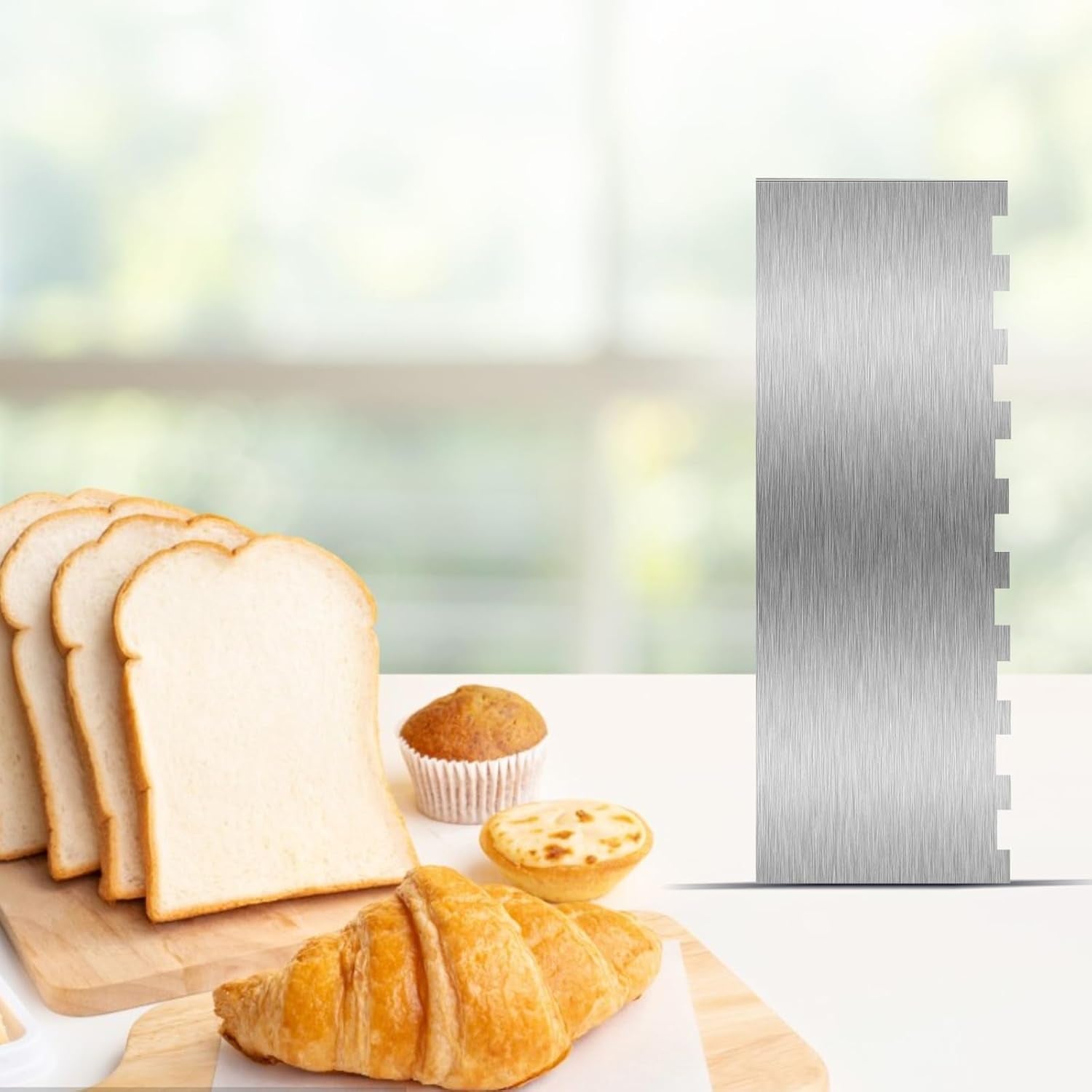 9-inch-stainless-steel-cake-scraper-cream-cake-scraper-sided-patterned-edge-stripe-edge-smoother-scraper-cake-smoother-frosting-scraper-cake-decorating-comb-for-mousse-butter-cream