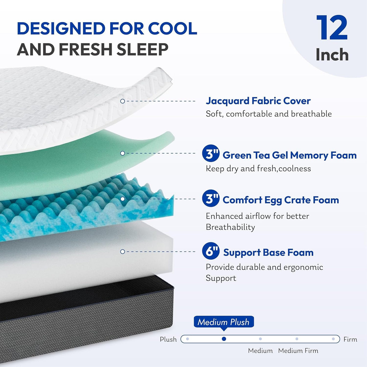 queen-size-memory-foam-mattress-12-inch-green-tea-gel-medium-plush