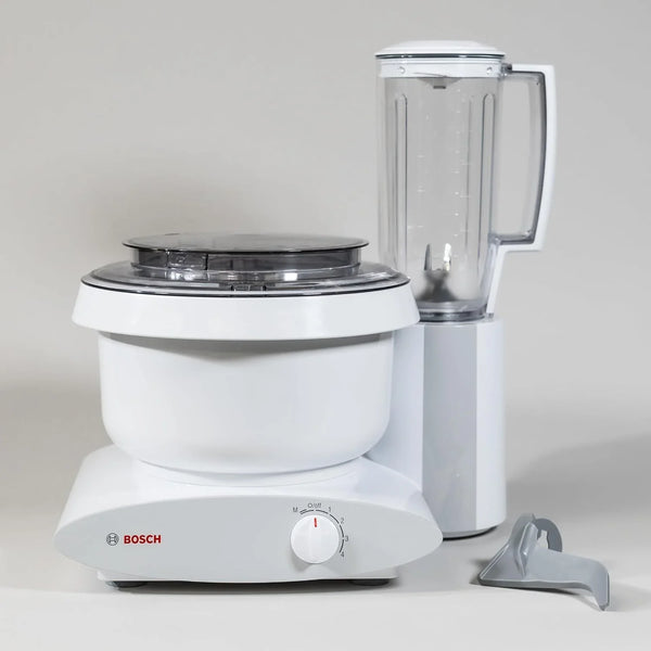 Bosch Blender Bundle - White Universal plus Mixer, Dough Hook Extender, and Blender2