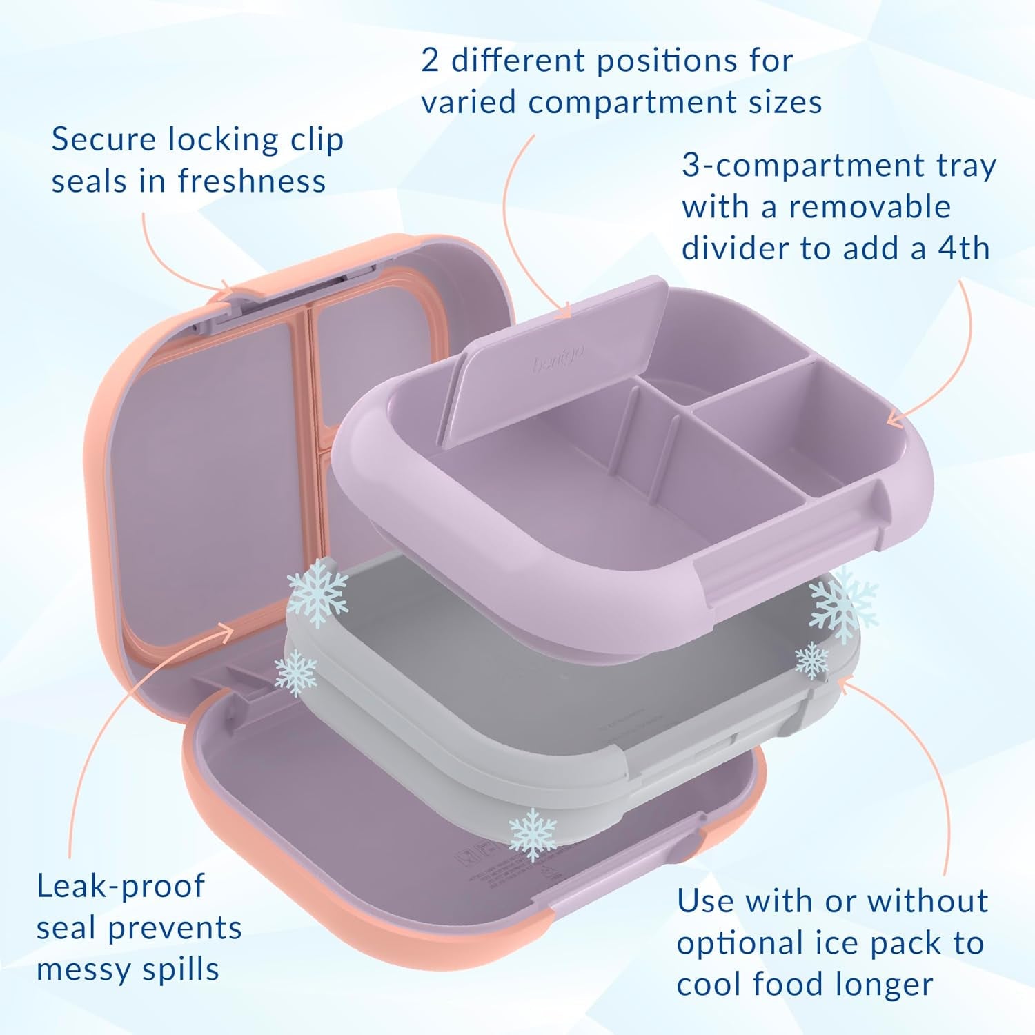 bentgo-chill-max-leak-proof-xl-bento-style-3-or-4-compartment-lunch-box