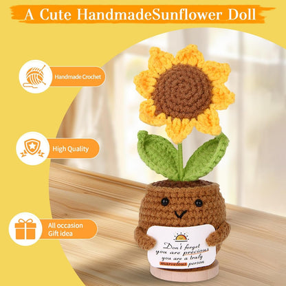 10Pcs Sunshine Gift for Women - Unique Care Package with Sunflower Gifts, Friendship Box of Sunshine for Mom Sister Wife, Get Well Soon & Birthday Present, Self Care Basket for Women Recovery5