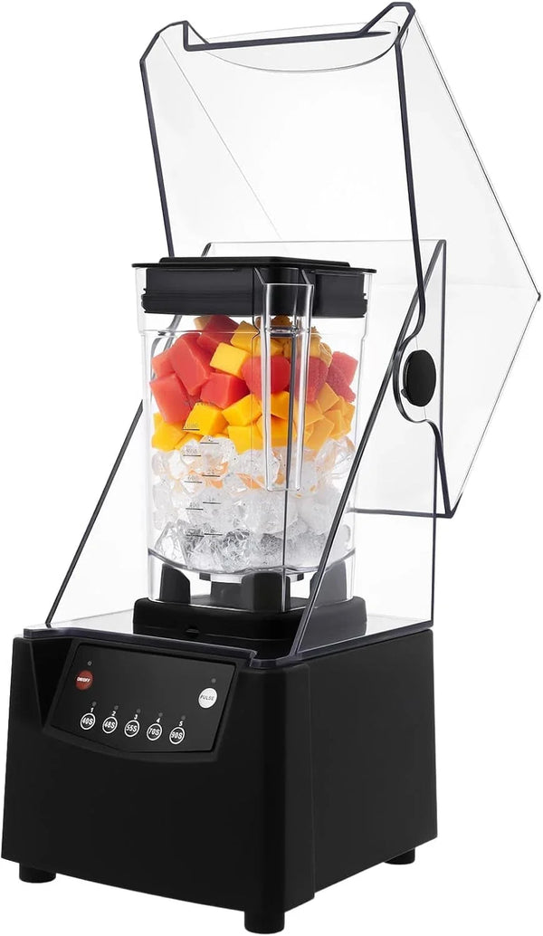1.8L Quiet Blender, Soundproof Smoothie Maker with Stainless Steel 110V | 1.8L Soundproof Smoothie Blender with Stainless Steel Construction, Quiet Operation Frozen Drink Maker for Smoothies1