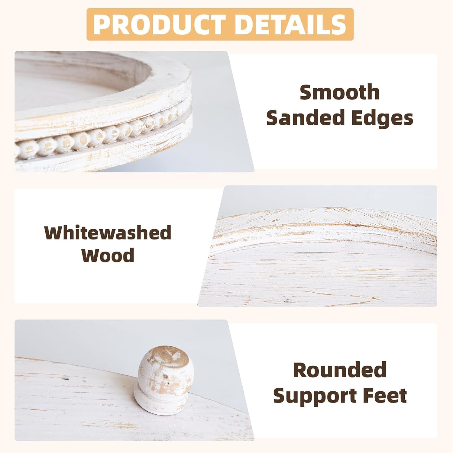 2-piece-whitewashed-wooden-serving-tray-set-with-beaded-design-farmhouse-centerpiece-table-decorations-round-coffee-table-tray-for-living-room-home-decor-ottoman-tray-decor-for-rustic-styles
