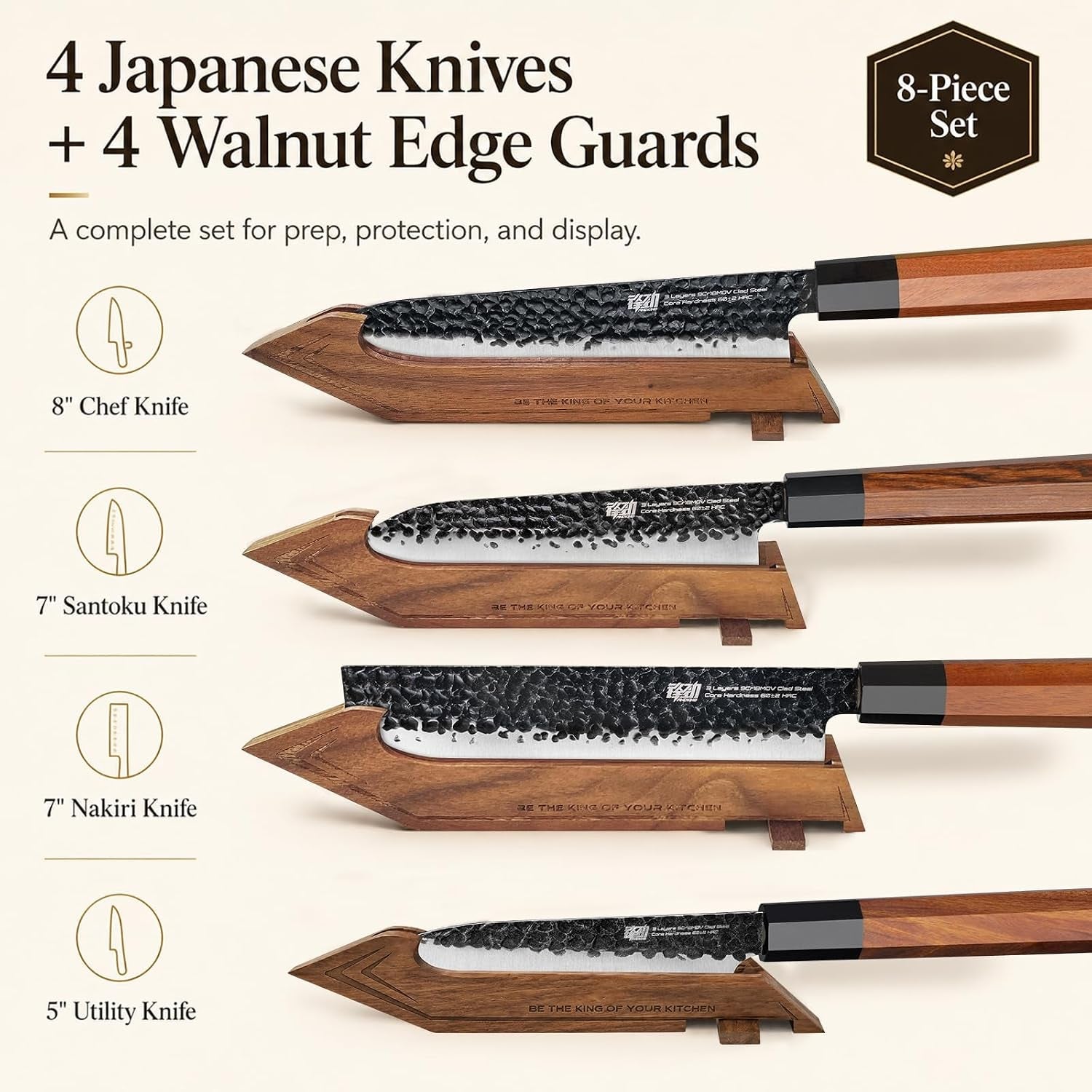kitchen-knife-set-with-individual-wooden-blocks-4-japanese-knives-with-walnut-edge-guards-high-carbon-steel-blades-for-meat-fruits-vegetables-dynasty-series