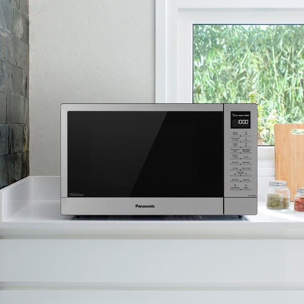 Panasonic NN-SN68KS Compact Microwave Oven with 1200W Power, Sensor Cooking, Popcorn Button, Quick 30Sec & Turbo Defrost, 1.2 Cu.Ft, Stainless Steel13