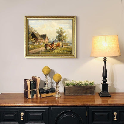 Vintage 11X14 Picture Frame, Antique Gold Frames, 2 Pack2