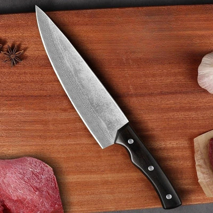 Meat Cleaver, 8 Inch Damascus Steel Beef Knife Multi-Functional Kitchen Knife, Ultra-Sharp High Hardness Kitchen Tools3