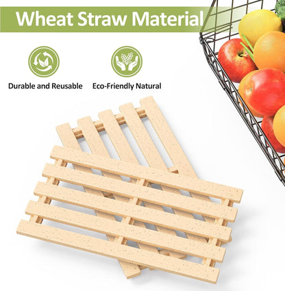 2 Pack Magnetic Shelf for Fridge, Fruit Potato Onion Storage Bins5