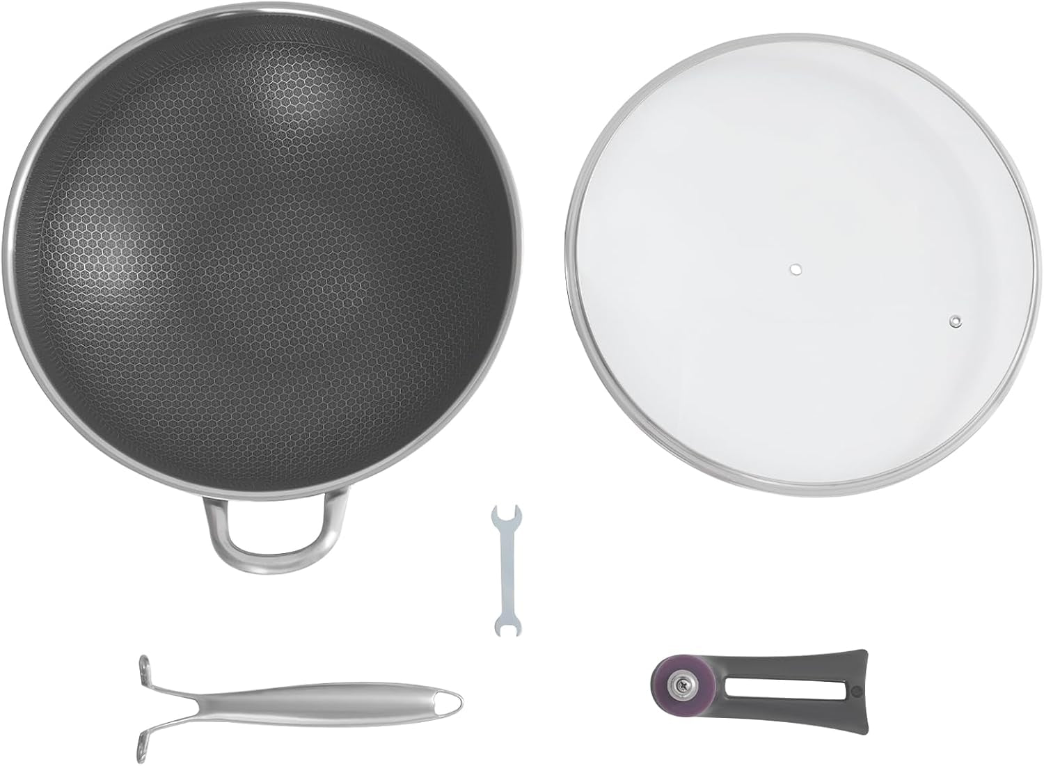 14-2-inch-stainless-steel-stir-fry-wok-cooking-frying-pan-non-stick-honeycomb-skillet-with-stay-cool-handle-class-lid-suitable-for-induction-ceramic-electric-and-gas-cooktops