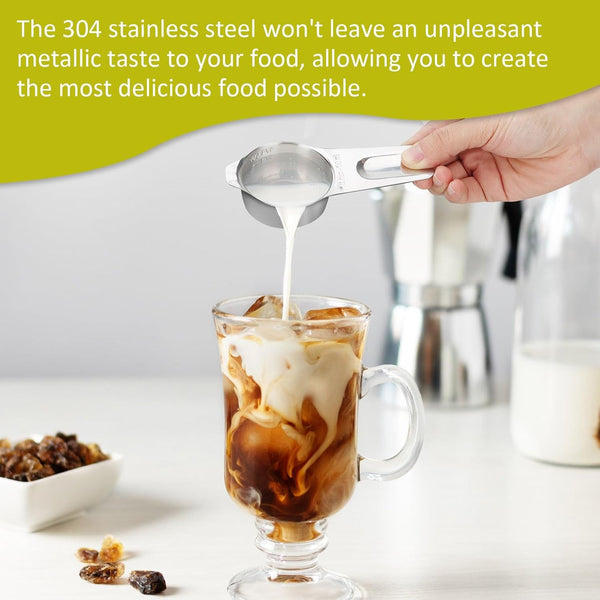 3/4 Cup (180 Ml | 6 Oz| 180 Cc) Stainless Steel Measuring Cup, Metal Measuring Cup for Cooking & Baking4