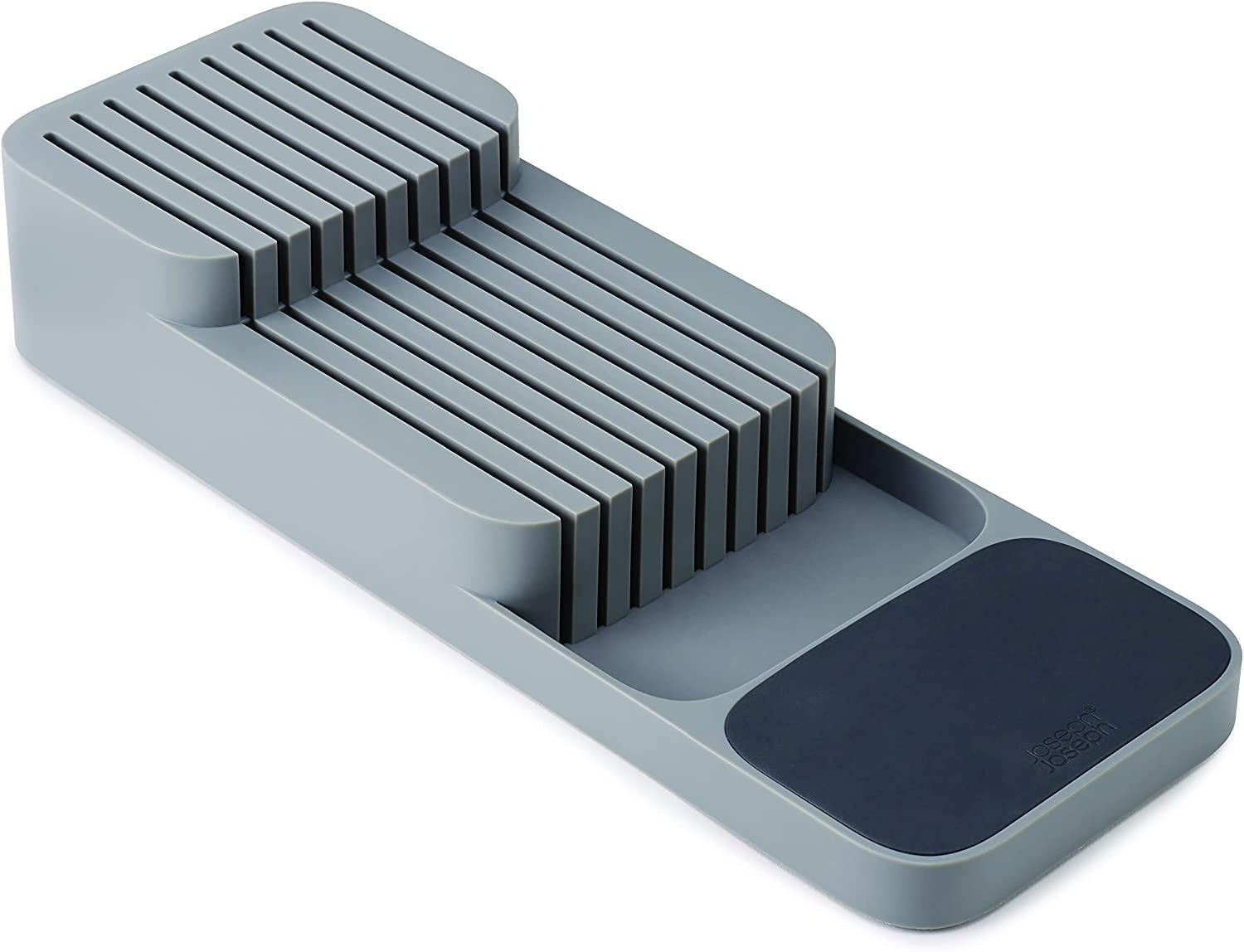 joseph-joseph-drawerstore-knife-organizer-holds-up-to-9-knives-kitchen-organization-drawer-storage-compact-gray