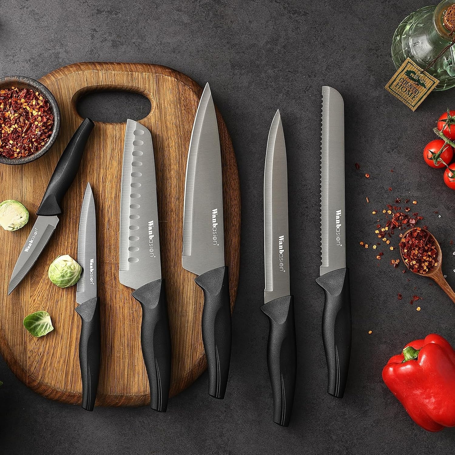 black-stainless-steel-knife-set-sharp-kitchen-knife-set-professional-kitchen-knife-set-dishwasher-safe-with-covers-for-cooking