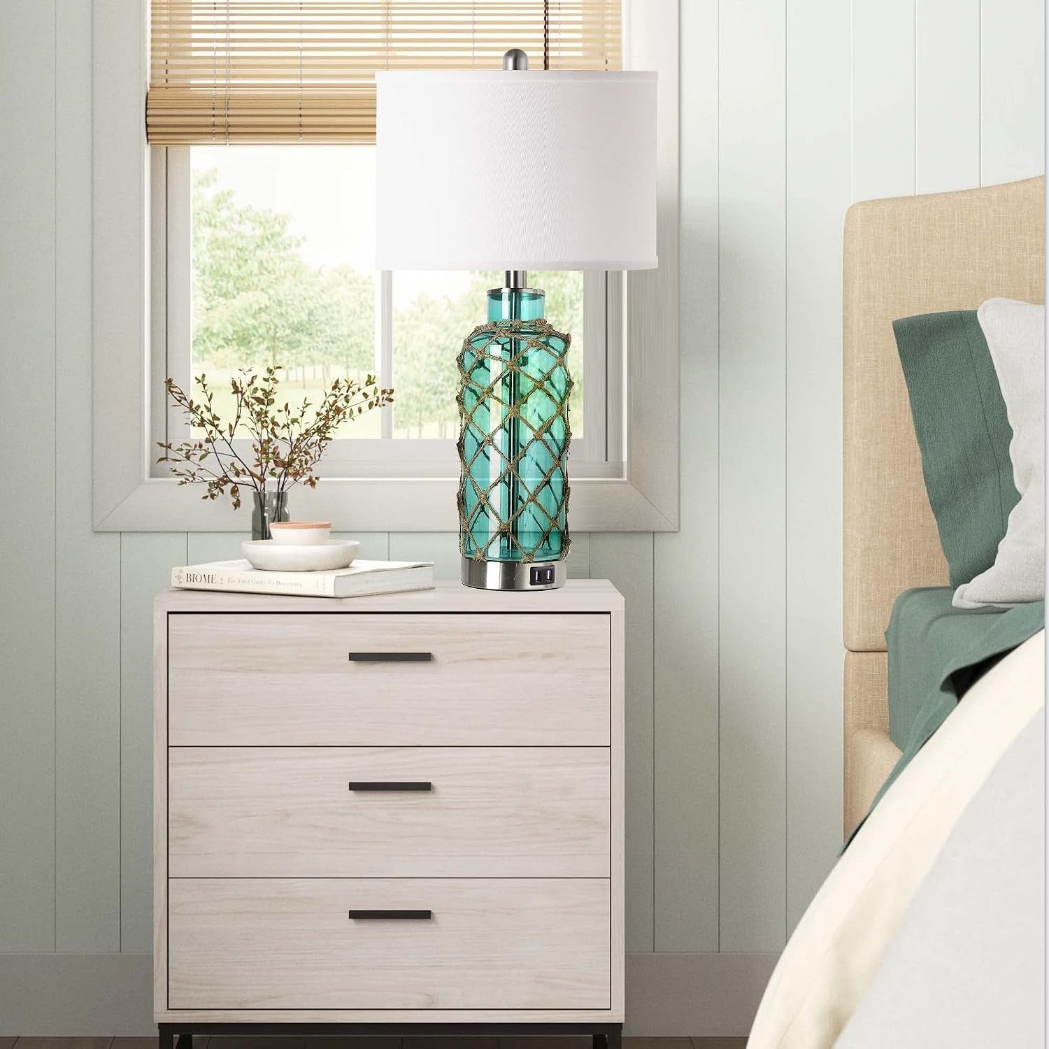 cottage-nautical-accent-table-lamp-set-of-2-touch-control-coastal-blue-green-glass-rope-net-bedside-lamp-with-2-usb-ports-3-way-dimmable-nightstand-lamps-with-white-shade-for-living-room-bedroom