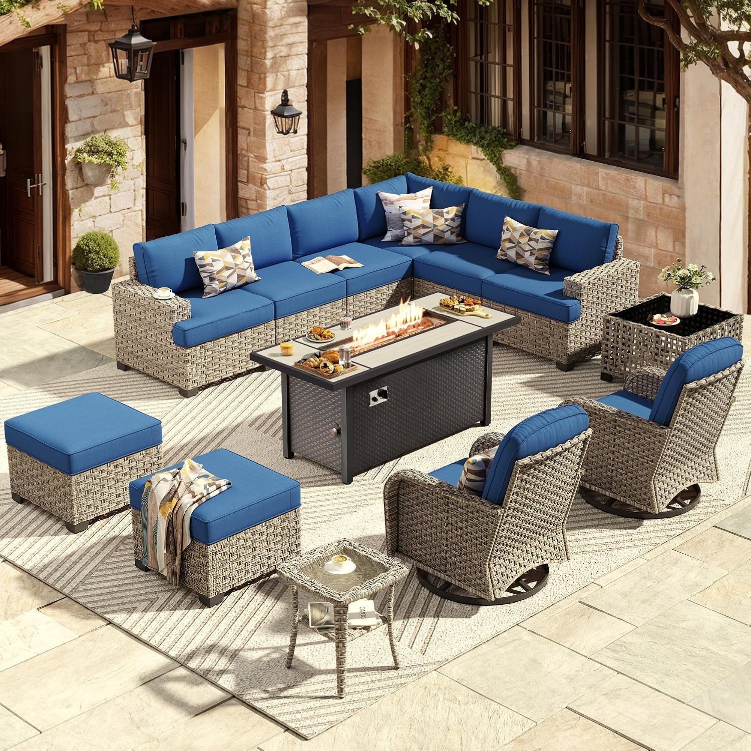 outdoor-sectional-patio-furniture-set-with-fire-pit-table-13-pieces-wicker-conversation-sets-l-shaped-couch-extra-deep-out-door-sofa-outside-furniture-with-swivel-chairs-ottomans-navy-blue