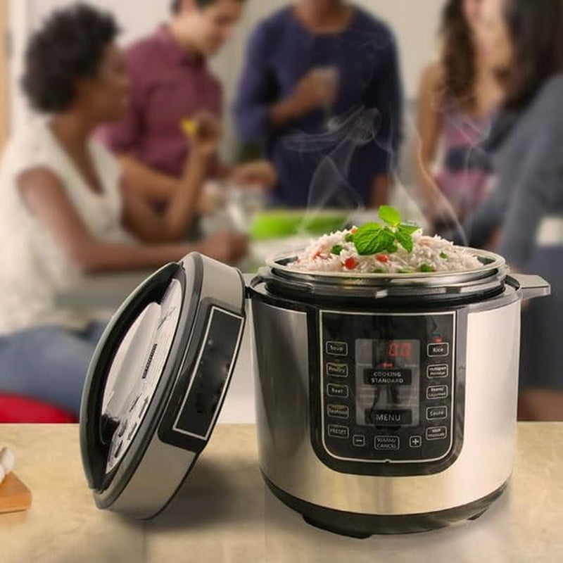6-quart-digital-pressure-cooker-with-14-preset-cooking-functions-stainless-steel-electric-multi-cooker-with-slow-cook-keep-warm-and-auto-shut-off