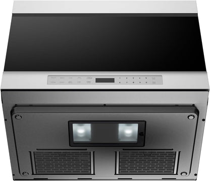 SMO1461GS 24 In. 1.4 Cu. Ft. over the Range Microwave Oven | 1,000 Watt, 12.8" Carousel Turntable, Sensor Cooking, Edge to Edge Black Glass with Stainless Steel5