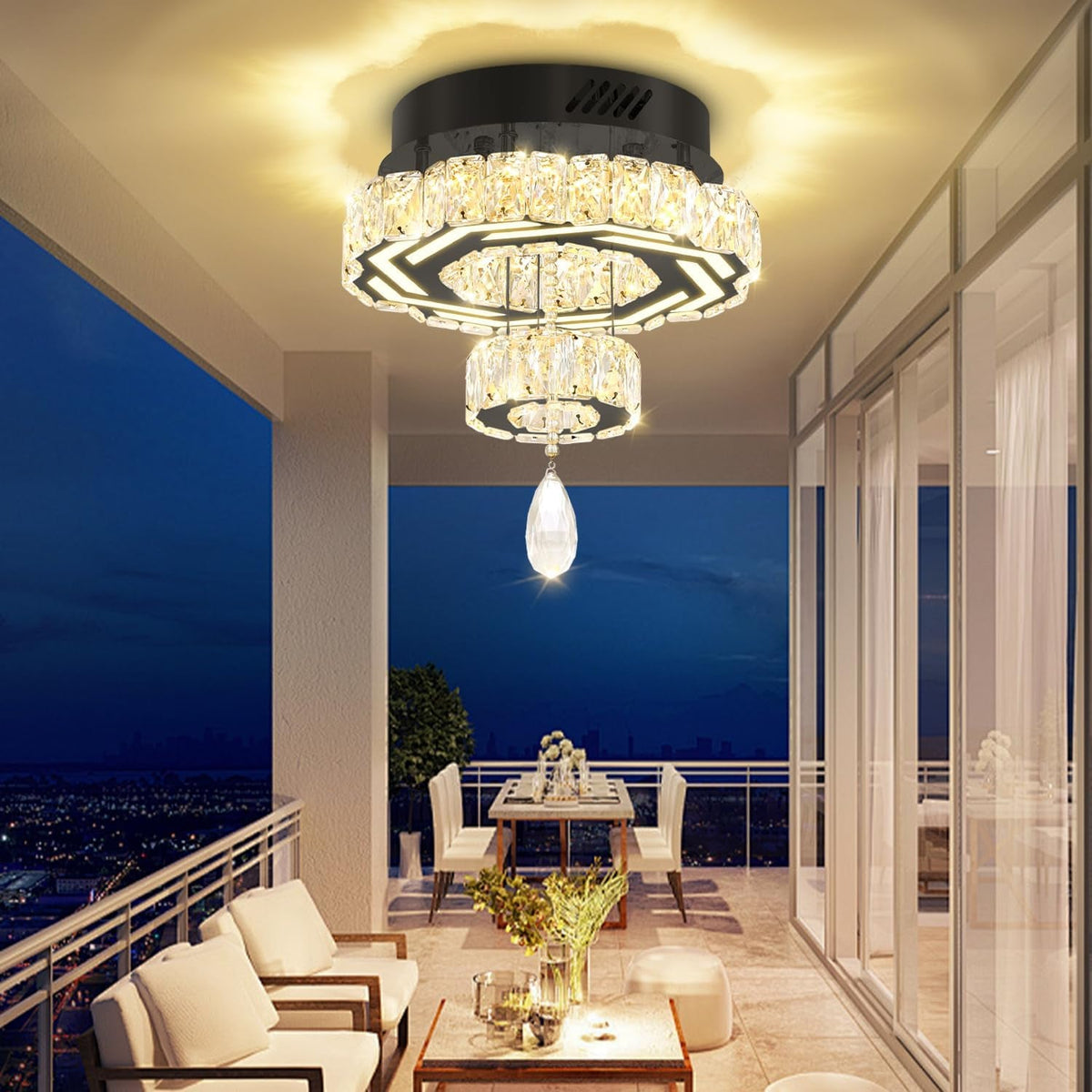 12-modern-crystal-chandeliers-black-flush-mount-ceiling-chandelier-mini-chandelier-for-hallway-led-dimmable-crystal-pendant-light-for-dining-room-living-room-bedroom