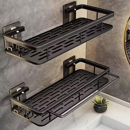 Self Adhesive Shower Caddy Organizer 2-Pack No-Drill Storage1