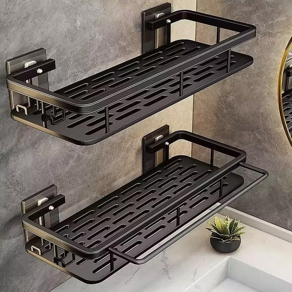 Self Adhesive Shower Caddy Organizer 2-Pack No-Drill Storage1