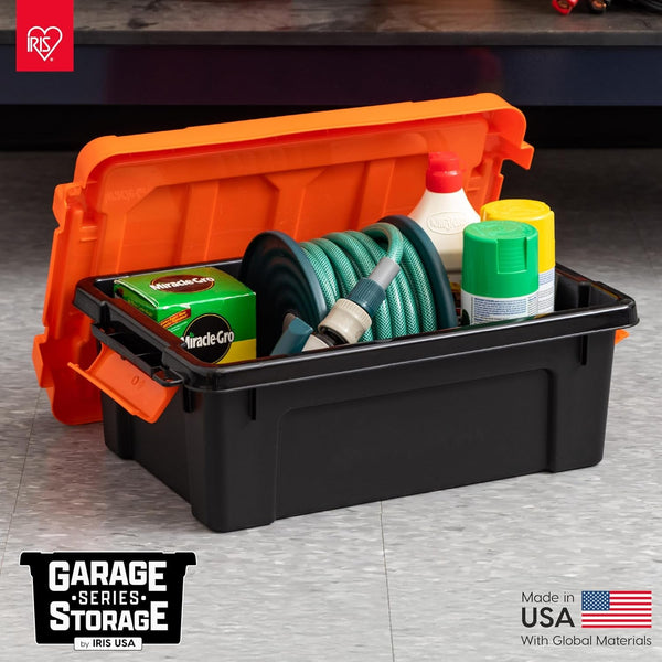 Lockable Storage Bins with Lids, 12 Gallon Heavy Duty, 2 Pack3