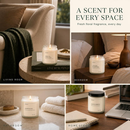 Scented Candles Gift Set for Women, 8 Pack Soy Wax Jar Candles5