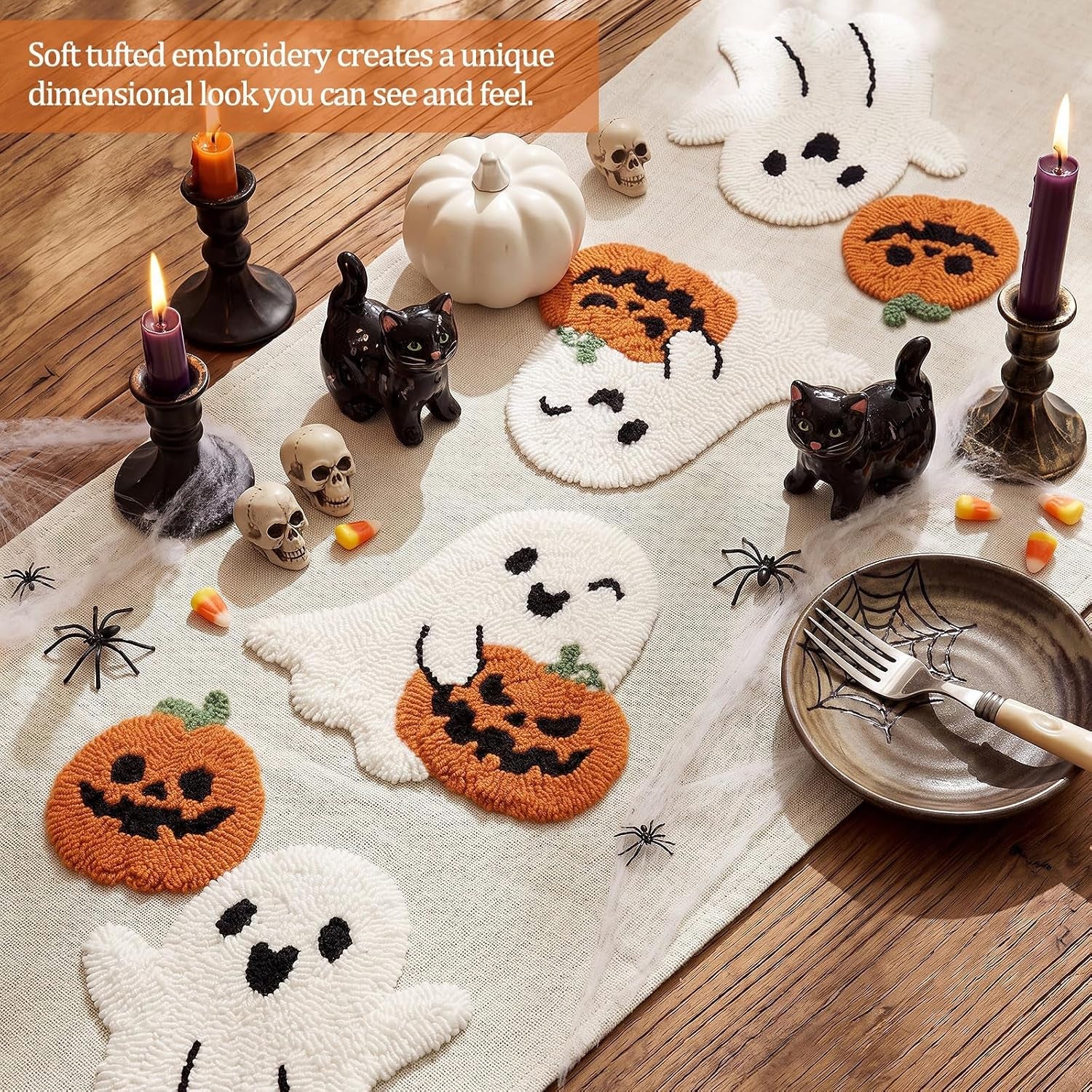 large-halloween-ghost-table-runner-13-72-cute-plush-embroidered