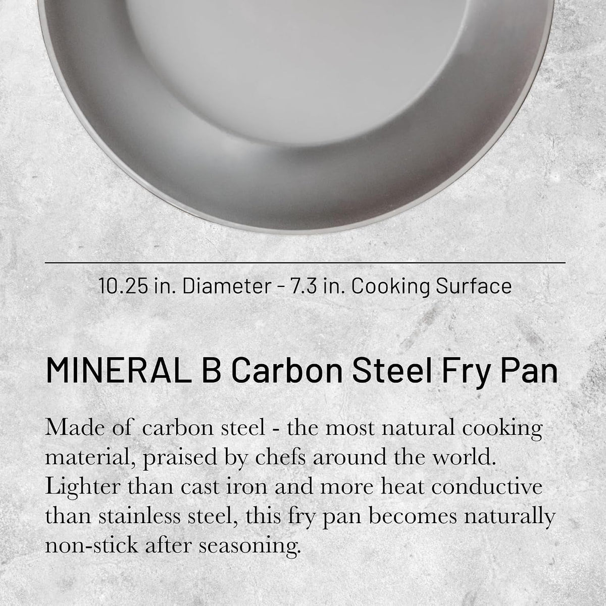 mineral-b-carbon-steel-fry-pan-10-25-diameter-7-3-cooking-surface-ideal-for-searing-sauteing-reheating-naturally-non-stick-finish-made-in-france