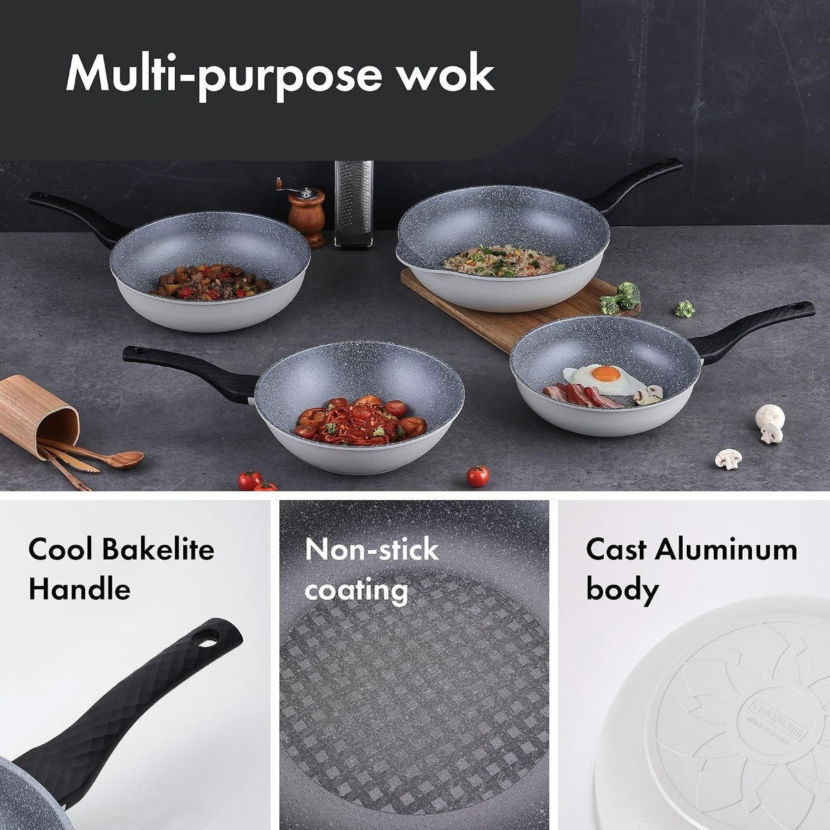 cast-aluminum-nonstick-large-wok-lightweight-durable-stir-fry-pan-heakthy-non-stick-coating-easy-to-clean-dishwasher-safe-pfoa-pfas-free-stay-cool-handle-made-in-korea-12-5-32cm