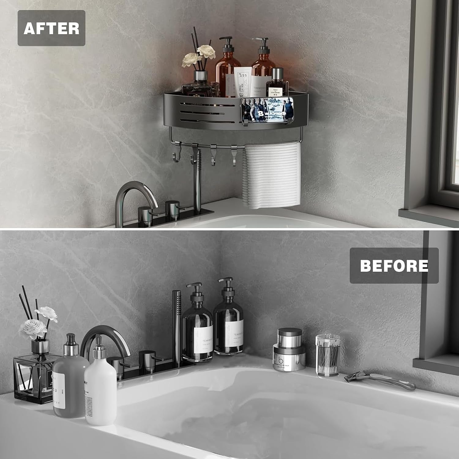 corner-shower-caddy-2-pack-aluminum-alloy-shower-shelves-with-adhesive-stickers-no-drilling-removable-organizer-with-towel-bar-hooks