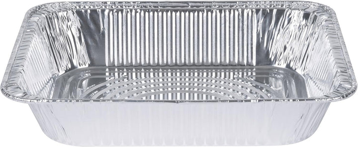 9X13 Inch Aluminum Foil Pans [30 Count] Half Size Deep | Thicker 37.4 Gauge, Food-Safe Tin Disposable Trays, Freezer-Safe, Oven, Grill & Smoker Use, Fully Recyclable+2