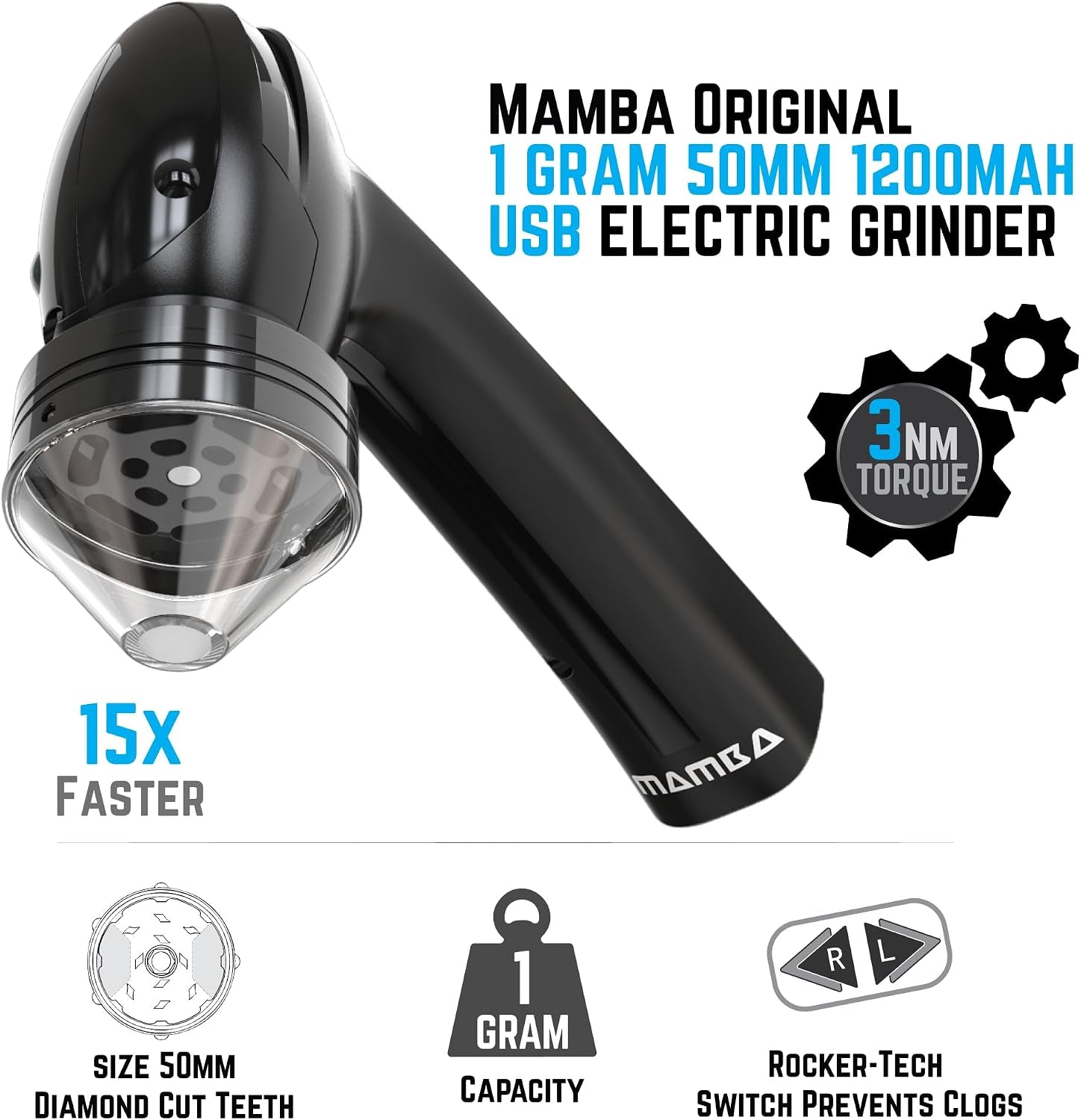 original-electric-seed-grinder-usb-c-rechargeable-spice-mill-black