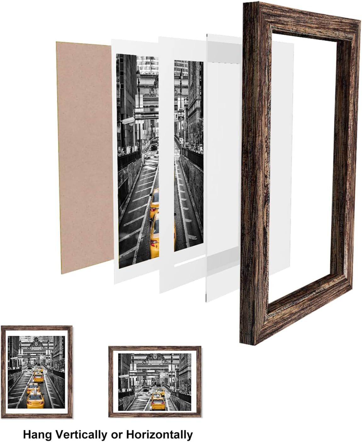 12x16-wood-framerustic-brown-1-pack-11x14-picture-with-mat-or-12-x-16-photo-without-mats-with-mat-for-gallery-wall-family-baby-dog-dorm-christmas