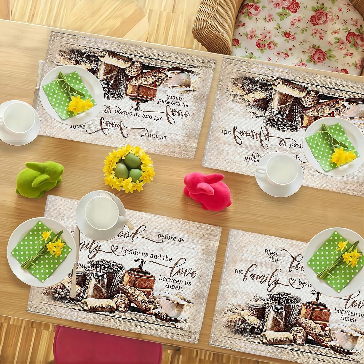 christian-coffee-placemats-set-of-4-bless-the-food-before-us-place-mats-religious-table-mats-for-kitchen-dining-table-kitchen-decor-linen-12x18-inch