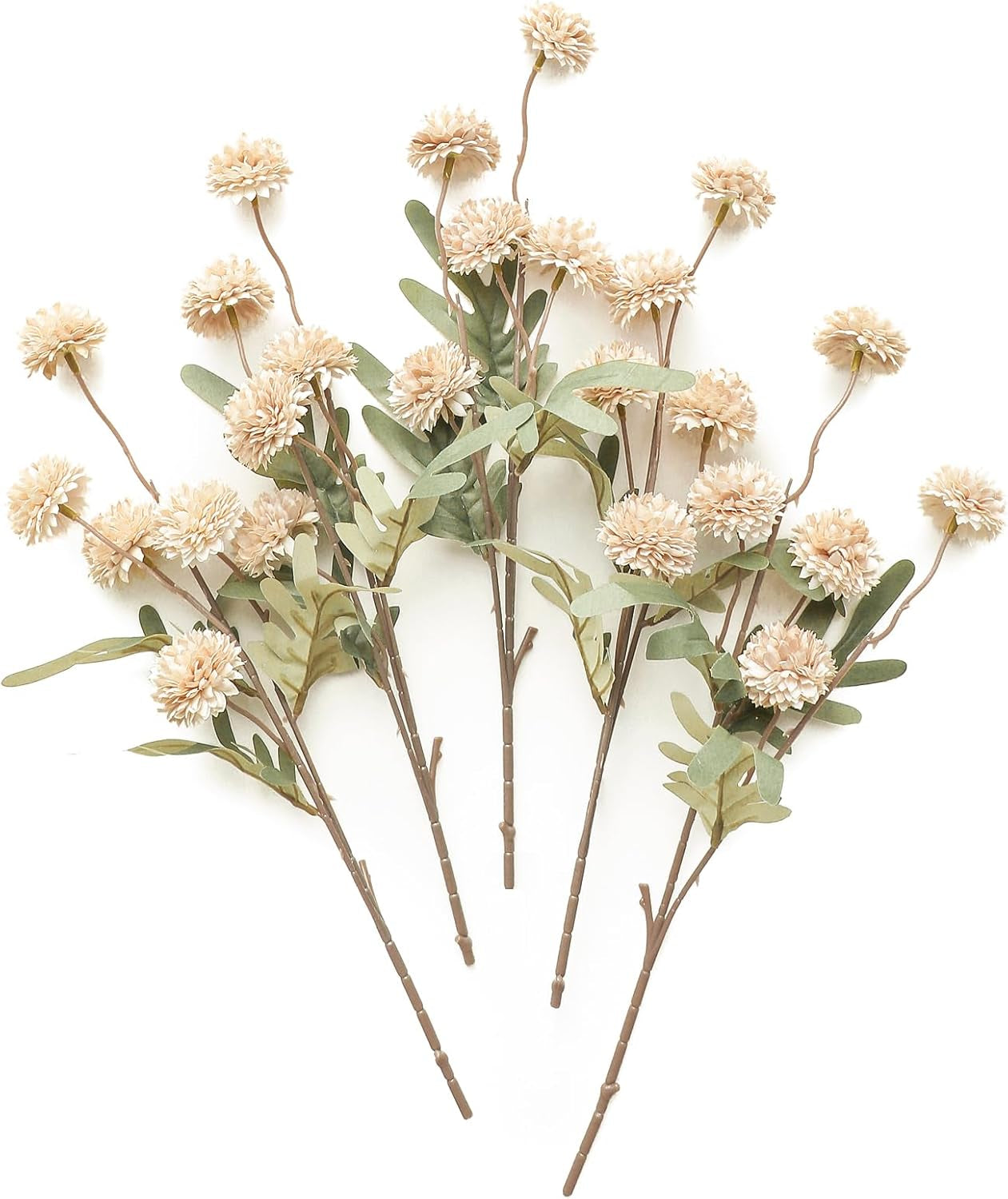 5pcs-beige-faux-silk-mums-artificial-flowers-bulk-fake-small-mini-chrysanthemums-with-stems-for-diy-champagne-wedding-centerpieces-floral-arrangements-vase-fillers-home-decorations