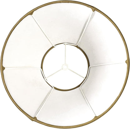 Champagne Gold Bell Lamp Shade, 6" X 13" X 9.8" | Spider, Medium, Traditional, Handmade, Easy Assembly,Or Table Lamp, Floor & Bedside Lamp7