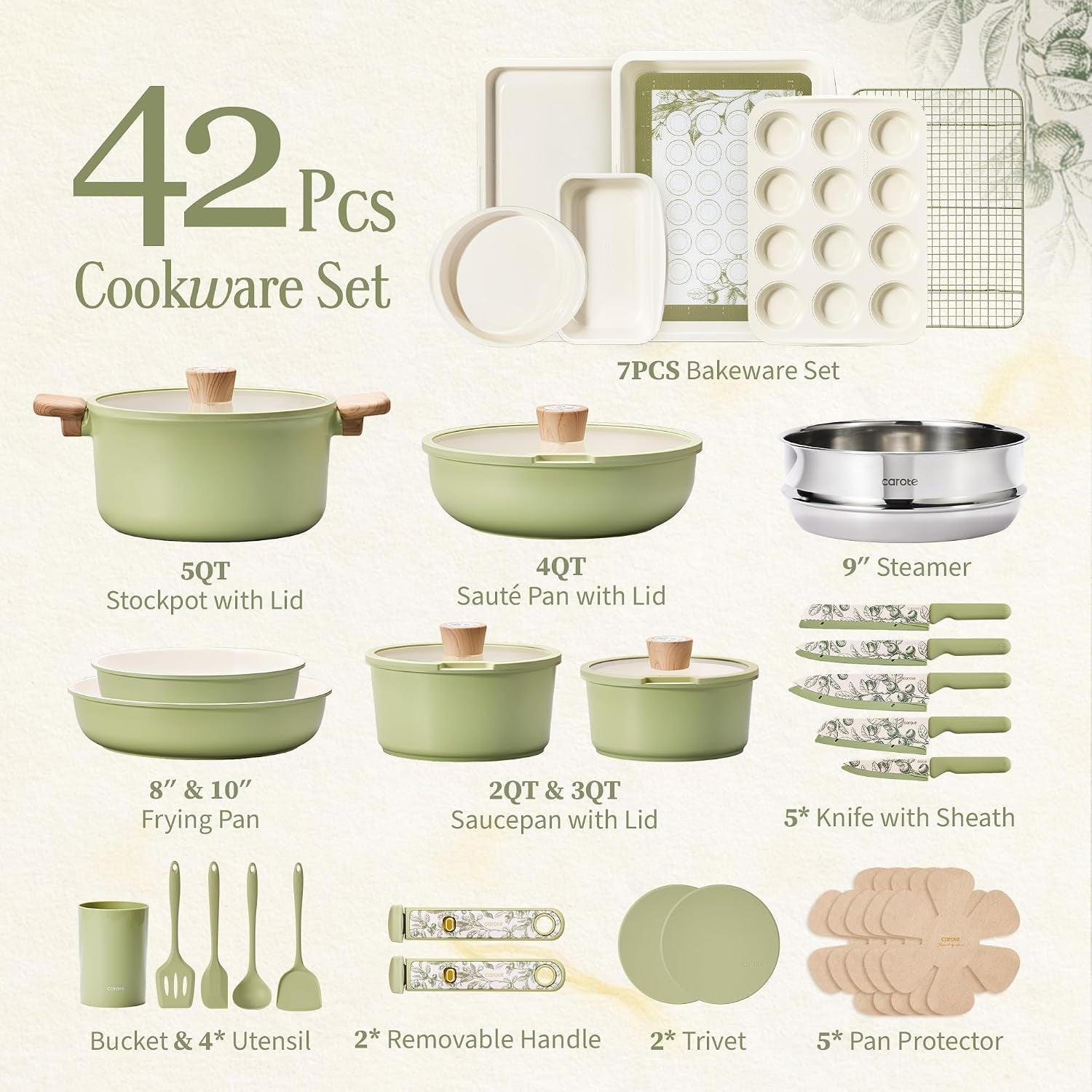 42pcs-ceramic-cookware-set-pots-and-pans-set-with-detachable-handle-baking-pans-set-knife-set-non-stick-induction-compatible-dishwasher-oven-safe-space-saving-for-kitchen-rv-camping-green