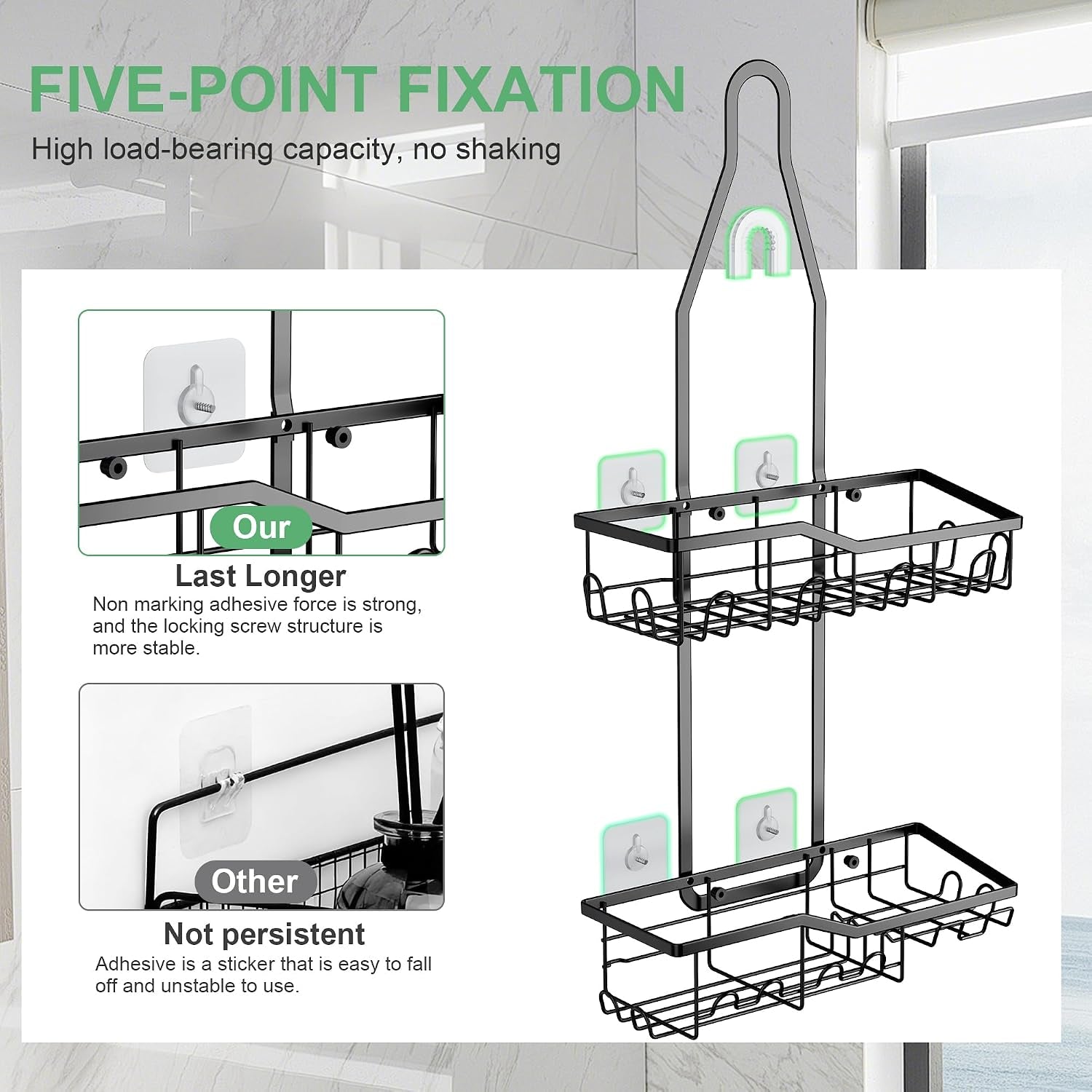 shower-caddy-hanging-rustproof-anti-swing-shower-organizer