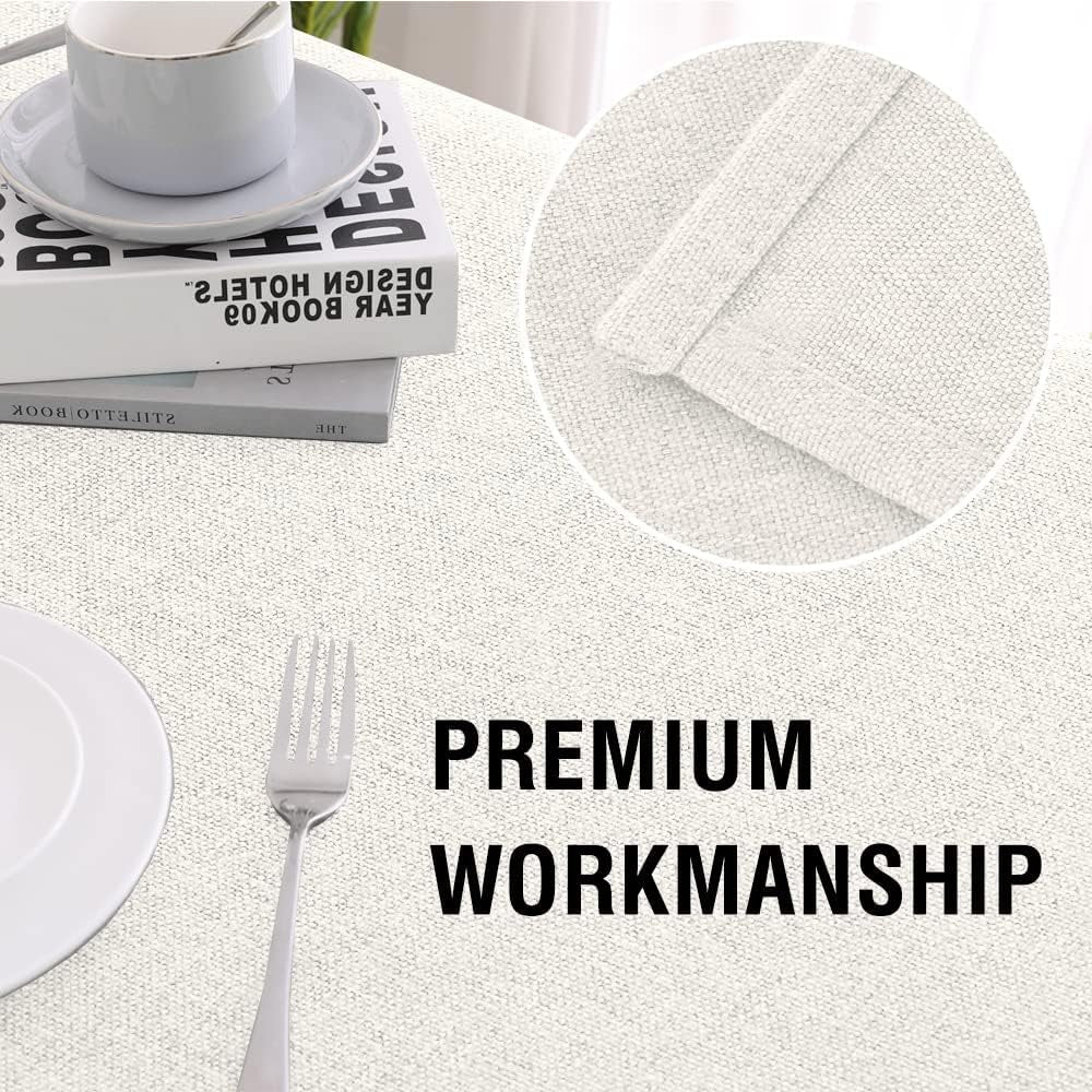 linen-textured-tablecloth-60-x-120-waterproof-decorative-table-cloth-spill-proof-linen-look-cover-for-party-table-extra-soft-and-thick-fabric-wrinkle-free-heather-ivory