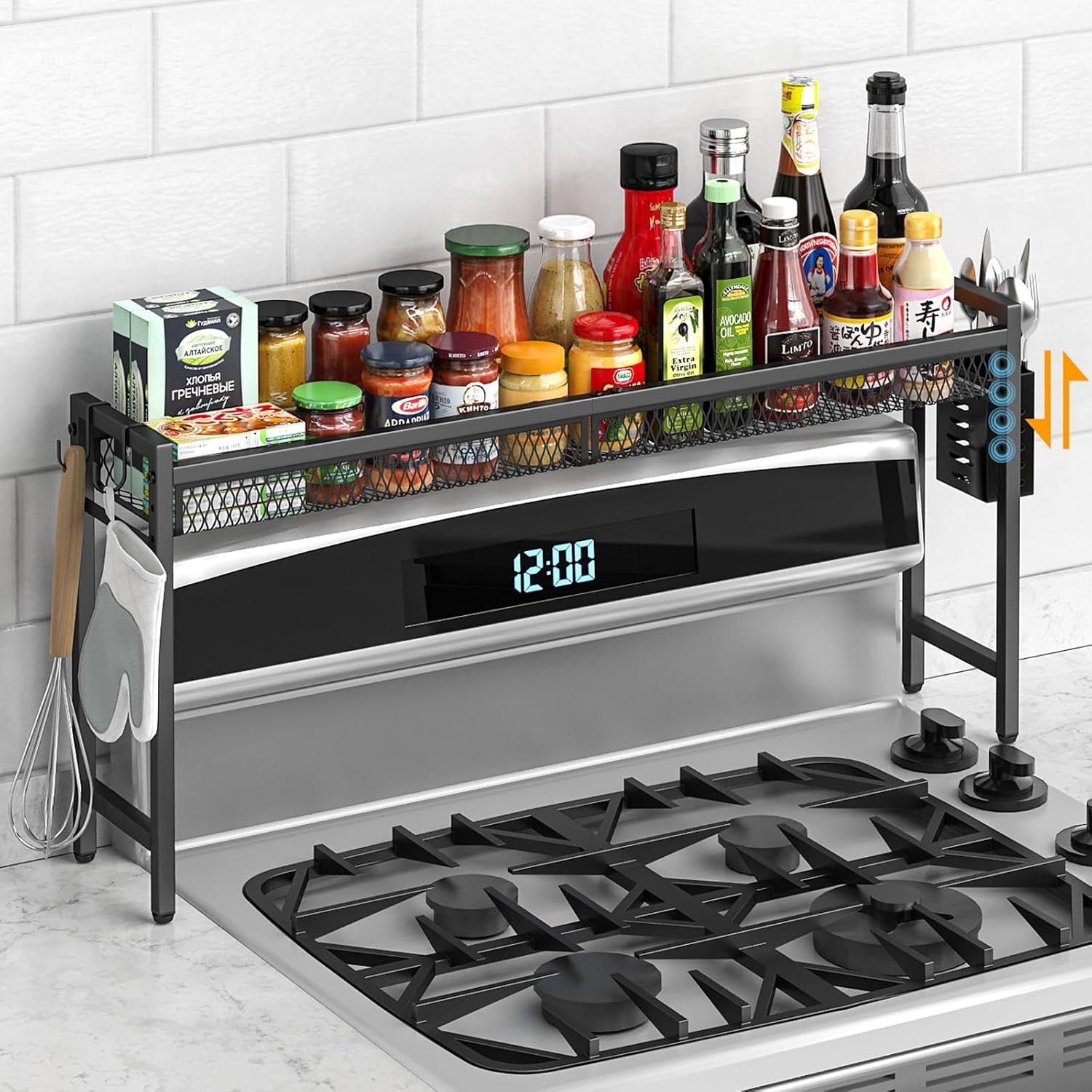 33-inch-stove-top-shelf-5-level-height-adjustable-black