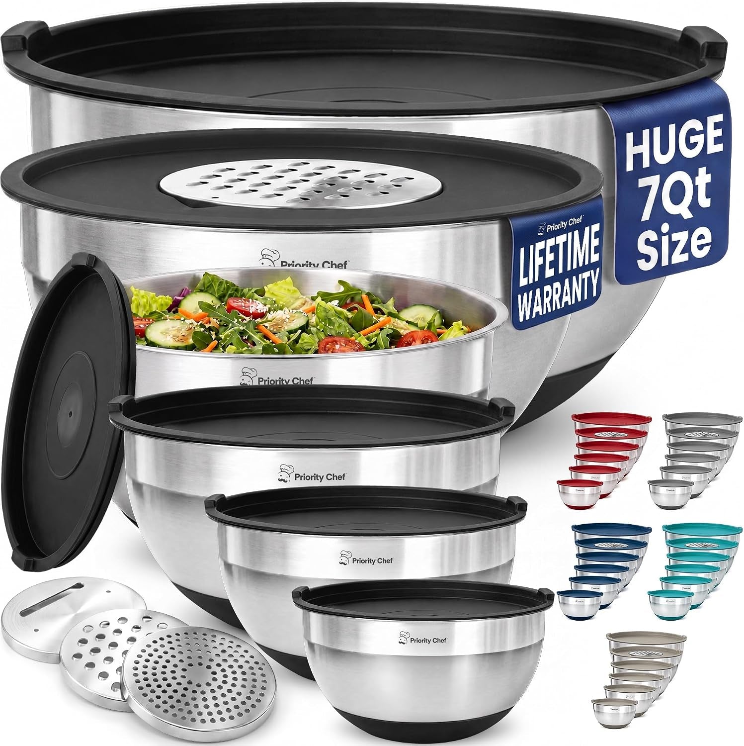 6pc-stainless-steel-mixing-bowls-with-lids-set-7-qt-black-non-slip-nesting-bowls-3-graters-and-interior-measurement-marks-for-meal-prep-baking-and-airtight-fridge-storage